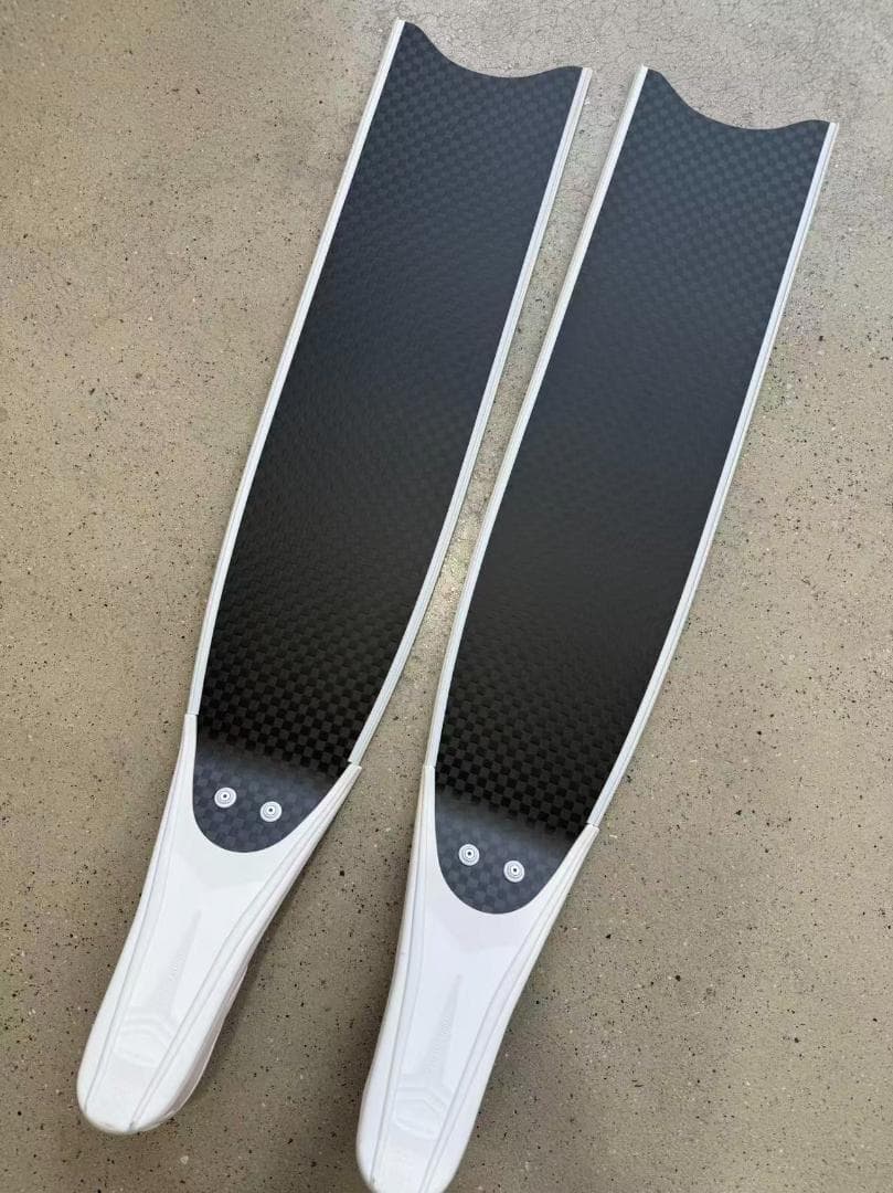 [New] Improved Soft Pocket Plain Weave Carbon Long Fins for Freediving